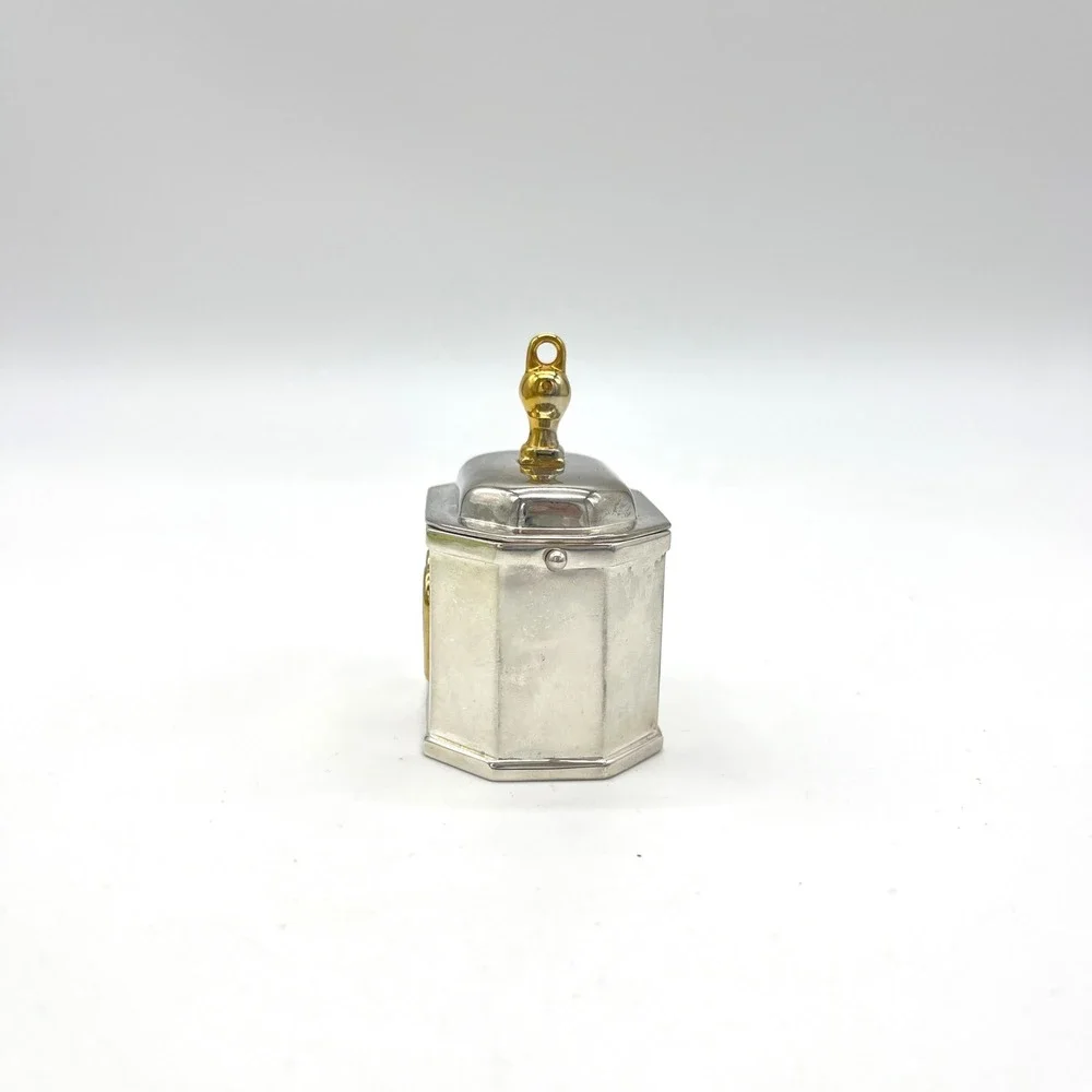 Lenox‎ Kirk Stieff Williamsburg Mini Heart Box Ornament Silverplated 6184451